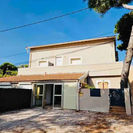Les Flamants Roses La Capte Clim 4Pers 100M Plage Hyeres Exterior photo